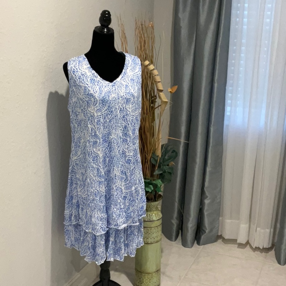 Shanna Blue Coral Dress
